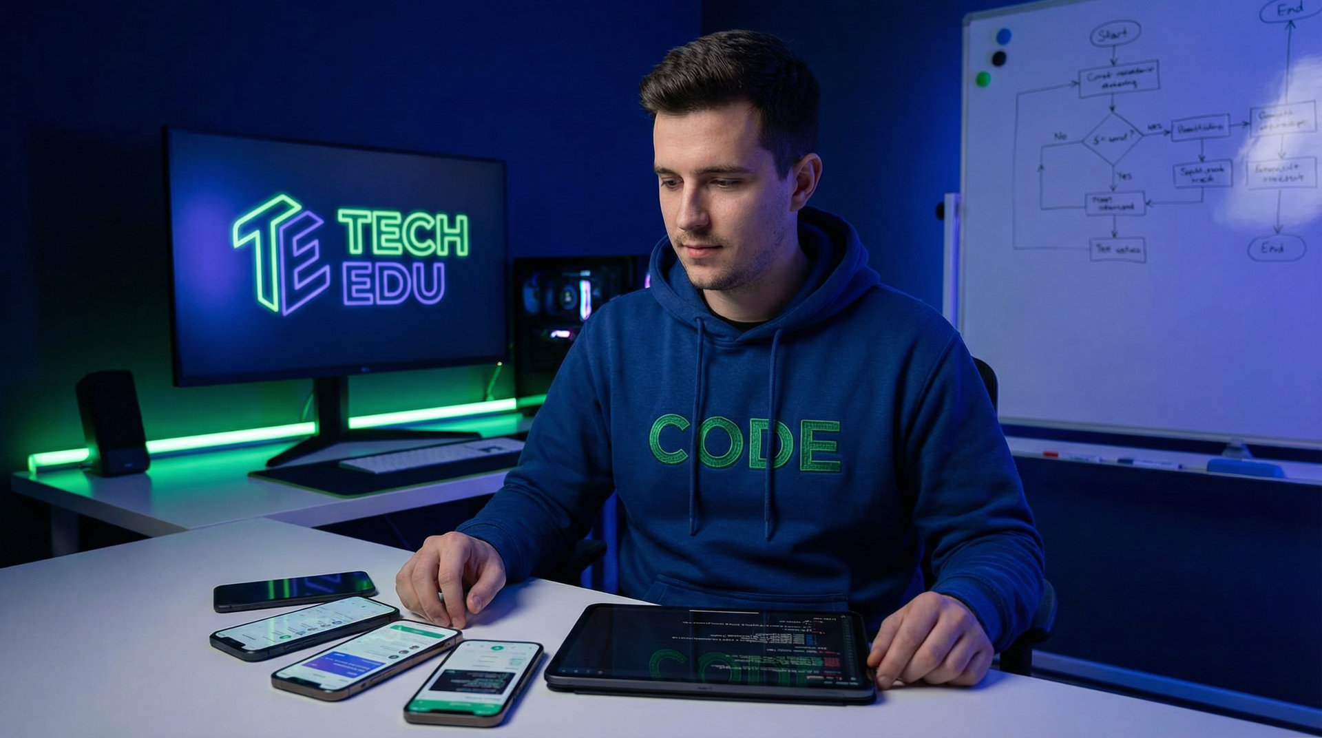 Hero background: Mobile App Development